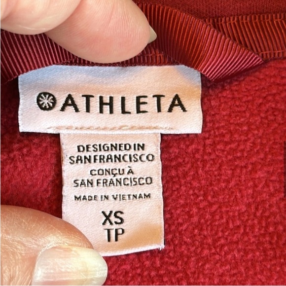 Athleta Triumph Full Zipper Front Hoodie Women's Size XS - Picture 3 of 3